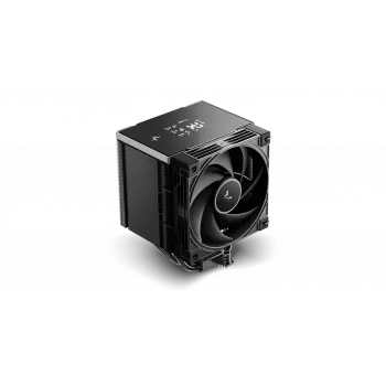Arrefecedor de ar DeepCool AK500 G2 Digital NYX, ventoinha de 120 mm, pressão de ar máx. 3,33 mmH2O, 117×129×159 mm, preto