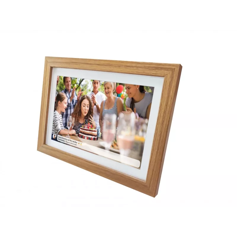 Moldura digital SENCOR SDF 1093 OAK 10,1 polegadas — ecrã de 10,1 polegadas, acabamento carvalho