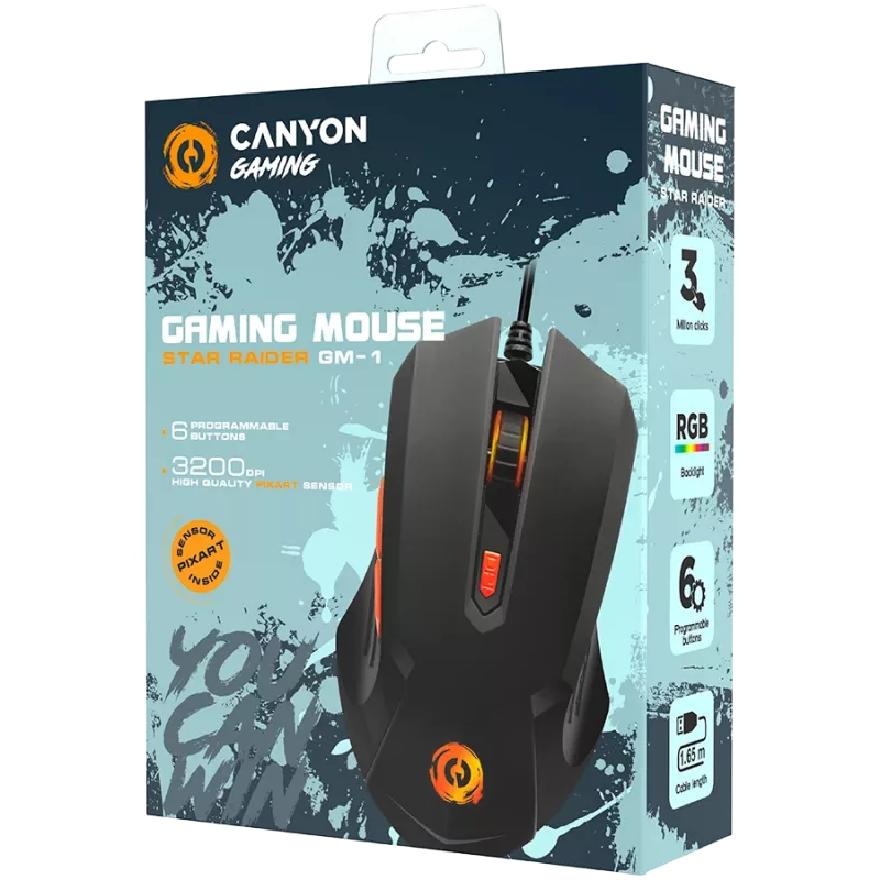Rato gaming Canyon Star Raider USB Type-A