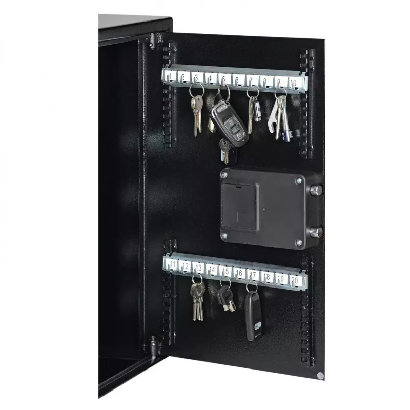 Cofre de parede Yale YKB/550/DB1 fechadura eletrónica preto 350x130x550mm