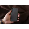 Capa para telemóvel man and wood para iPhone X/XS — capa Carbalho preta