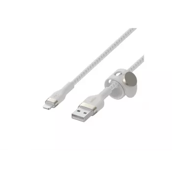 Belkin BOOST CHARGE - Cabo Lightning - USB macho para Lightning macho - 3 m - branco - para Apple iPad/iPhone/iPod (Lightning)