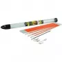 C.K T5411 conjunto de varetas passa-cabos, 10 varetas de 33 cm (3,3 m no total), com gancho para cabos