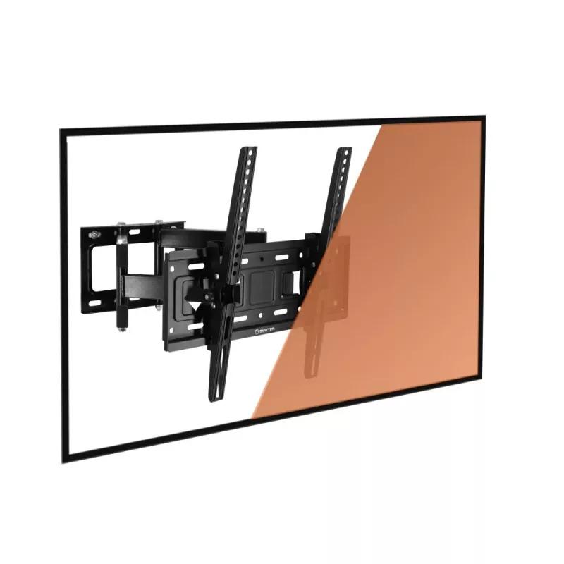 Suporte de TV MANTA P60 para televisores 26–65 polegadas, compatível com VESA, inclinável e orientável