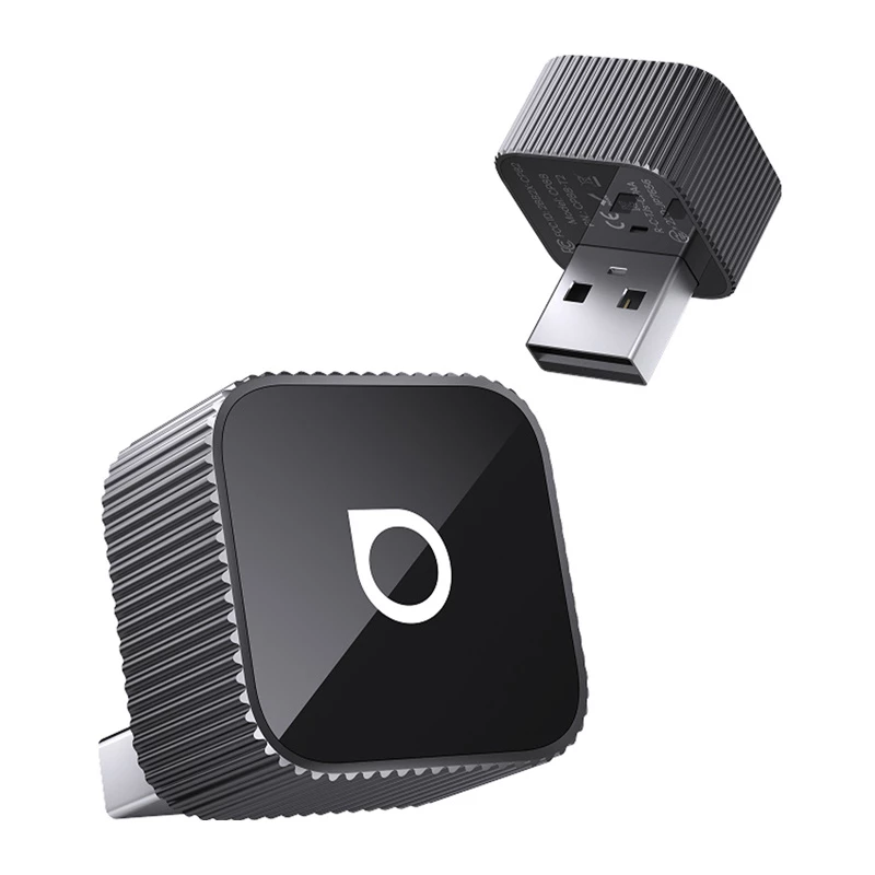 Adaptador sem fios CarPlay/Android Ottocast CP88-T2 Mini – recetor compacto plug-and-play CarPlay/Android Auto