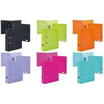 Dossier de anéis HERMA Color A4 verde com anéis D cartão 1 unid.
