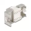 Delock 90723 Módulo Keystone slim RJ45 para LSA Cat.6A, blindado, 180 graus, sem ferramentas