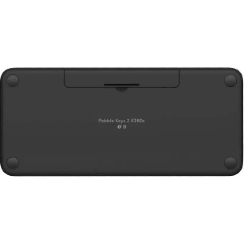 Logitech Pebble Keys 2 K380s – Teclado – sem fios – Bluetooth LE – QWERTY – Nórdico (Dinamarquês/Finlandês/Norueguês/Sueco) – Tonal Graphite (920-011879)