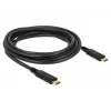Cabo USB DeLOCK 83325 USB 2.0 3 m USB-C preto