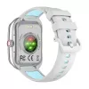 Smartwatch Colmi P86 Silver Bluetooth medidor de frequência cardíaca, caixa prateada