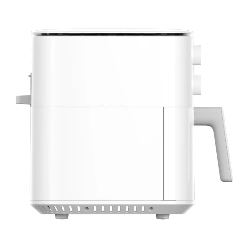 Fritadeira de ar quente Xiaomi MAF13 — 6 L, 1550 W, 12 programas, 80–200 °C, recipiente antiaderente removível, branca