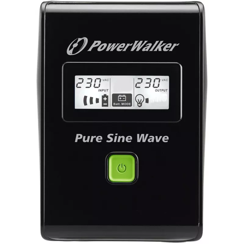 PowerWalker VI 800 SW FR UPS fonte de alimentação ininterrupta Line-Interactive 0,8 kVA 480 W 2 saídas AC