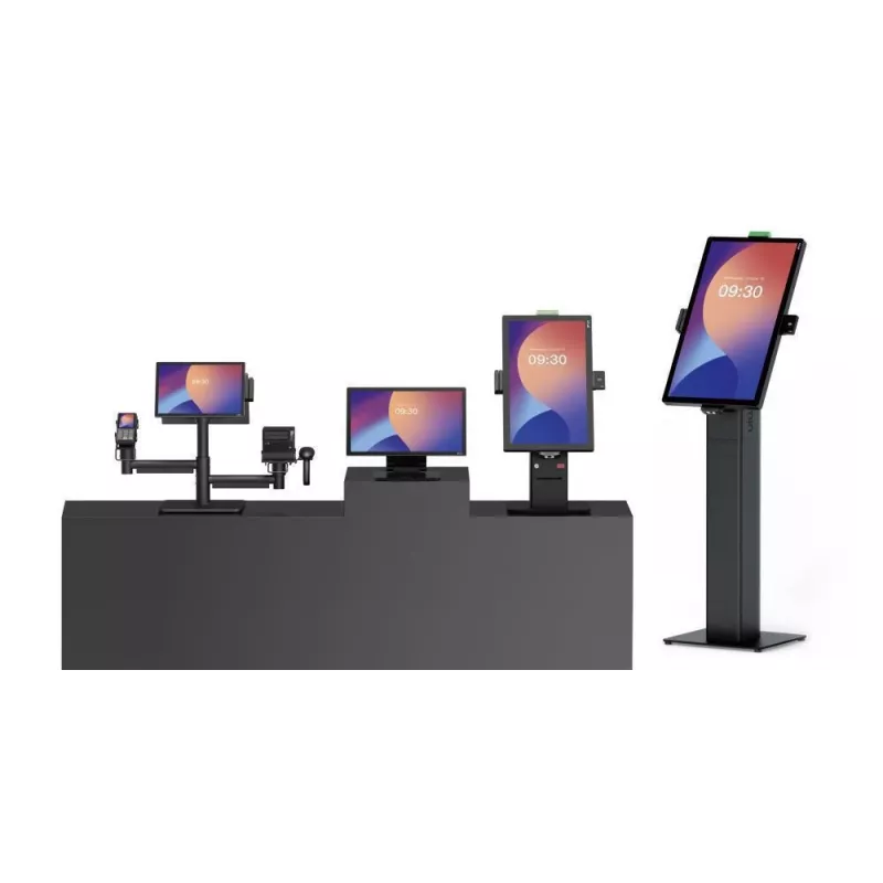 Terminal quiosque de self-checkout IMIN Crane 1 — ecrã tátil de 16 polegadas, 8 GB RAM, 128 GB de armazenamento
