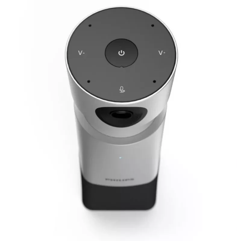 Philips PSE0550 SmartMeeting câmara portátil 4K para videoconferência com microfone integrado, 30 fps, USB, preto/prateado