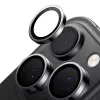 Torras Lensguard X00FX1568 vidro para câmara do iPhone 16 Pro, vidro temperado, 0,25 mm, 9H+, preto