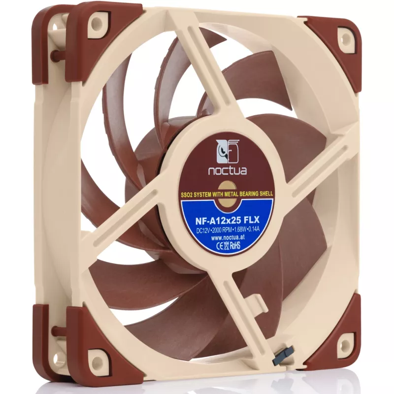 Ventoinha de caixa Noctua NF-A12x25 FLX 120mm