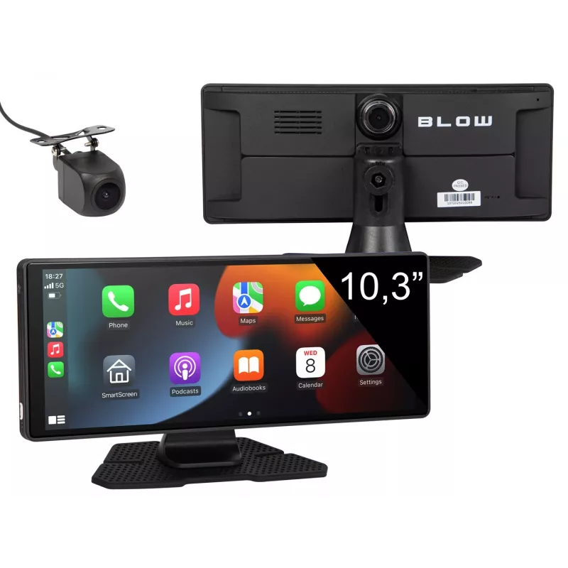 Estação multimédia BLOW Wireless CarPlay5.0 modelo 78-430# – unidade multimédia Apple CarPlay sem fios para automóvel