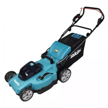 Cortador de relva Makita DLM480Z manual a bateria preto, turquesa