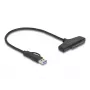 Conversor USB para SATA DeLOCK 6 Gb/s USB Type-C Type-A 0,3m