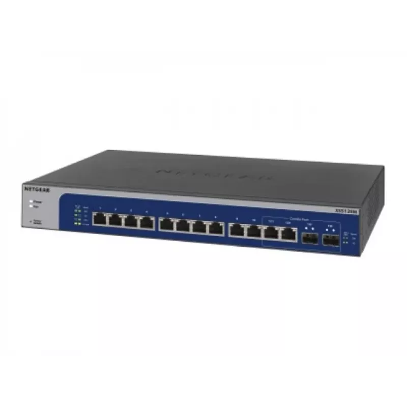 Netgear Plus XS512EM - V2 - Switch - L3 - Smart x 100/1000/2.5G/5G/10GBase-T x C 10 Gbit SFP+
