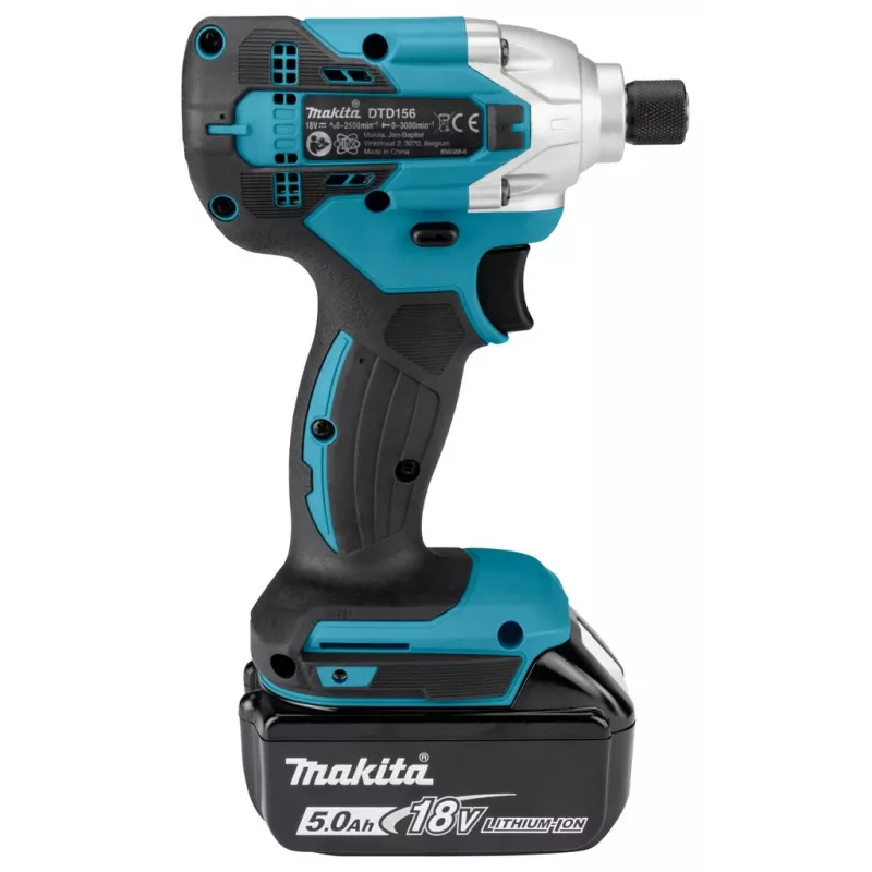 Chave de impacto sem fio Makita DTD156RTJ 2500 RPM verde