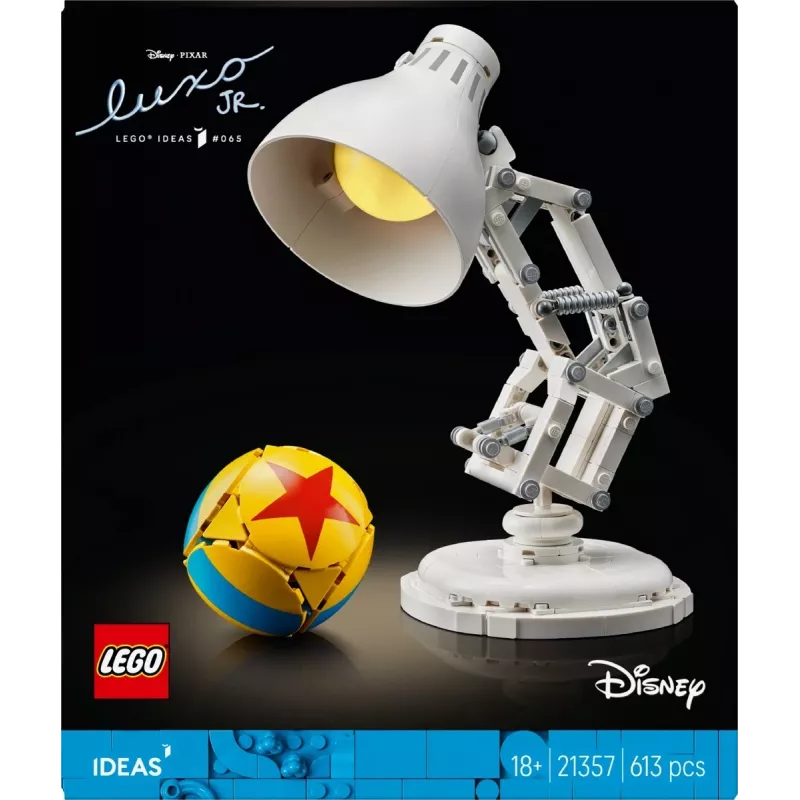 Brinquedo de construção LEGO Ideas Modelo 21357 — Luxo Jr., 613 peças, 290×140×110 mm