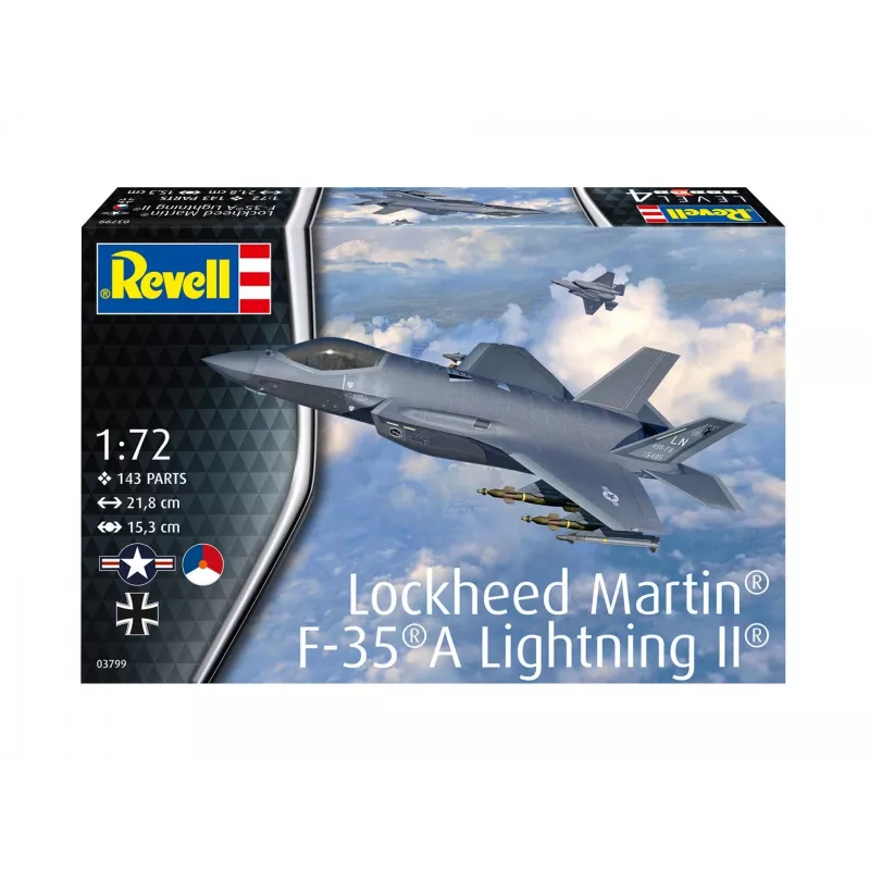 Modelo plástico Lockheed Martin F-35A Light 1/72