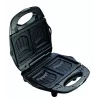 Máquina de sanduíches Tefal Break Time SW6148 — 2 sanduíches, placas antiaderentes removíveis, arrumação de cabo, preto/cinzento