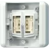 JUNG 8472.01 LED W - Interruptor de pressão - Com fio - Branco