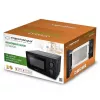 Esperanza ESTOFADO EKO011K micro-ondas solo, de bancada, 20 l, 700 W, 5 níveis de potência, prato rotativo de 24,5 cm, preto