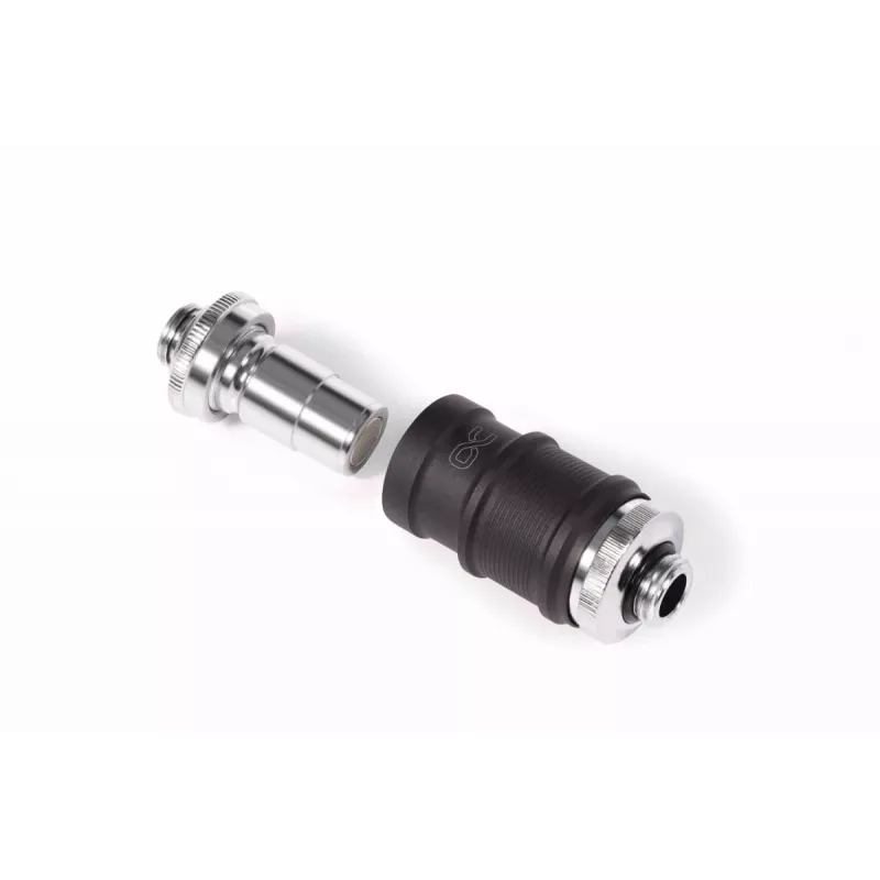 Adaptador de bloco de água Aquatuning GmbH 13876 Latão Níquel Plástico Preto Cromado