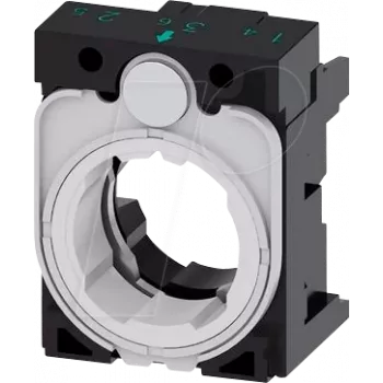 Suporte Siemens 3SU1500-0AA10-0AA0 Triplo (L x A) 30 mm x 40 mm Cinzento, Preto 1 unid. (3SU15000AA100AA0)