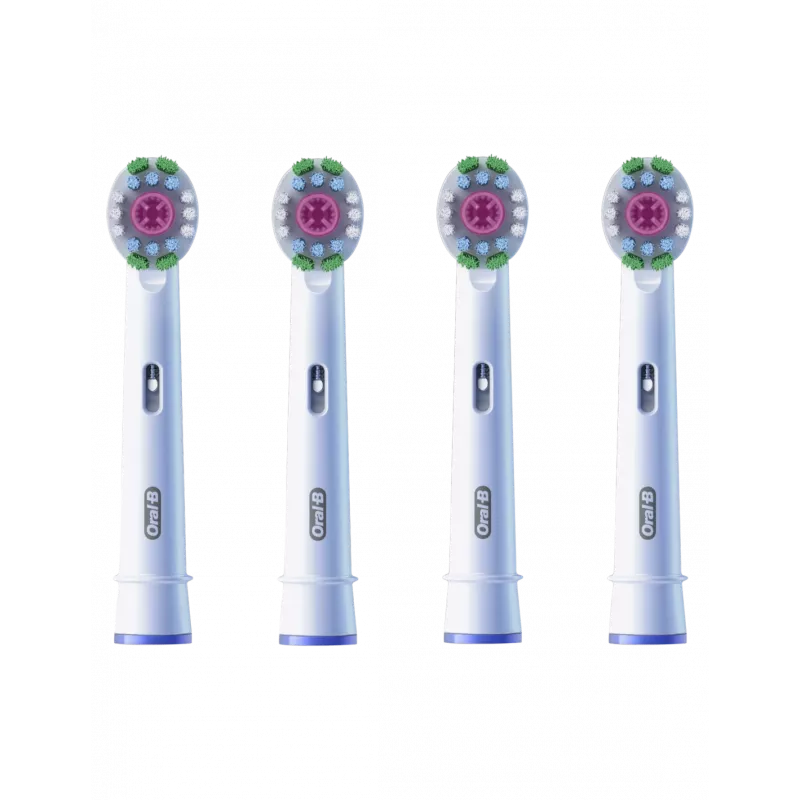 Cabeças de escova de substituição Oral-B EB18-4 3D White, 4 unid.