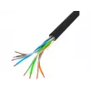 Cabo de rede LANBERG U/UTP Cat5e LCU5-10CC-0305-BK 305 m, 24 AWG CCA, 5 mm, bainha PVC, preto