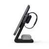 Carregador de interior Crong CRG-MSPS-BLK para smartwatch preto Lightning USB sem fios