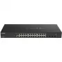 Comutador Smart Managed D-Link de 24 portas 10GBASE-T + 4 portas 10/25G SFP28