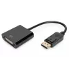 Cabo adaptador DisplayPort Assmann, DP - DVI (24+5) M/F, 0,15 m com bloqueio, compatível com DP 1.1, UL, azul, sem blindagem, 32AWG (AK-340409-001-S)