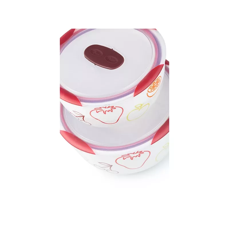 Conjunto de taças OURSSON BS4781RC/DC Redondo Cerâmica 3L Branco 2 unid.