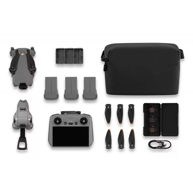 DJI MINI 5 PRO Fly More Combo (RC2) drone leve 249g com sensor de 50MP, Lidar, 3 baterias, comando com ecrã