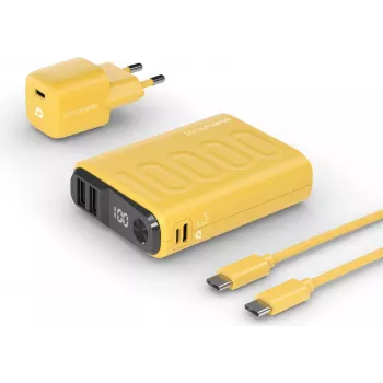 RealPower PB-10000 Lithium Polymer (LiPo) 10000 mAh amarelo (390659)