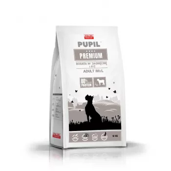 PUPIL Premium Raças médias e grandes Rico em cordeiro e arroz - Alimento seco - 12 kg