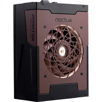 PRIME TX-1600 Noctua Edition, fonte de alimentação de PC preta, 2x 12-Pin High Power GPU, 6x PCIe, gestão de cabos, 1600 Watt