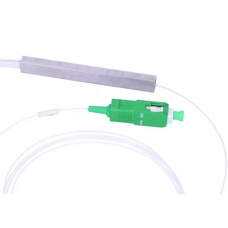 Splitter de cabo Extralink Splitter 1:8 PLC SC/APC 900µm 1,5m verde branco