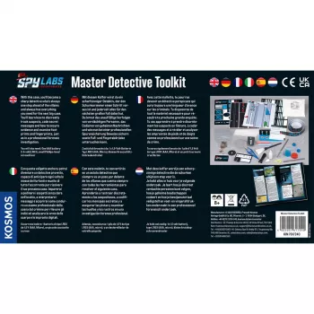 Spy Labs Incorporated Master Detective Toolkit V1, conjuntos de detetive versão internacional