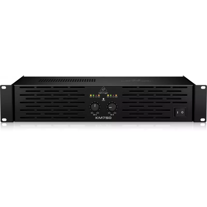 Amplificador de áudio Behringer KM750 2.1 canais preto