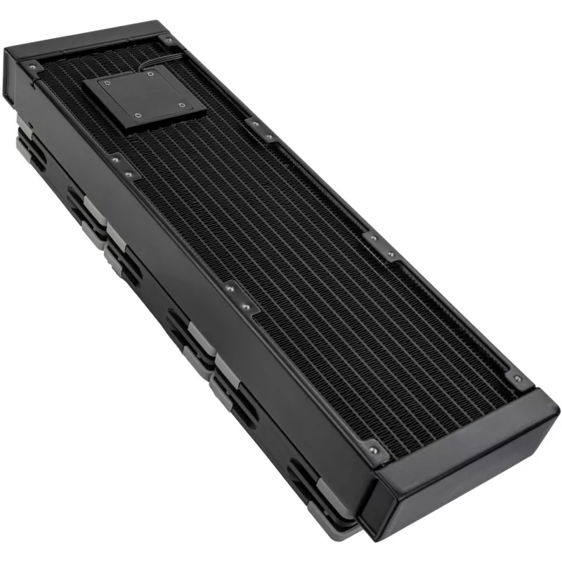 Radiador SILVERSTONE SST-XE360PDD refrigeração líquida 360mm, preto/prateado