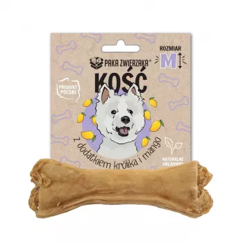 PAKA ZWIERZAKA osso com coelho e manga M 12 cm - snack para cães - 55g