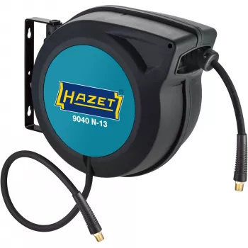 HAZET 9040N-13 - Enrolador de mangueira de parede - Automático - Funcional - Preto - Azul - Plástico - Polímero - montagem na parede
