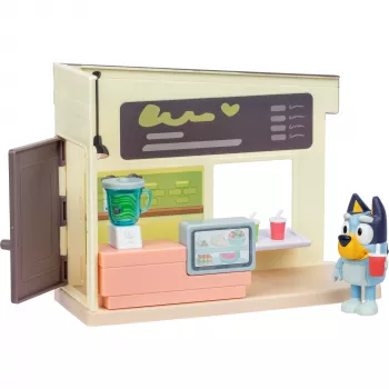 Conjunto de figuras Bluey Mini Juice Shop