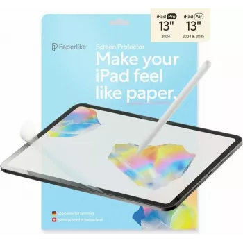 Película protetora de ecrã Paperlike para iPad Pro 13 polegadas / iPad Air 13 polegadas compatível com 2024 M4, 2025 M5, 2024 M2, 2025 M3